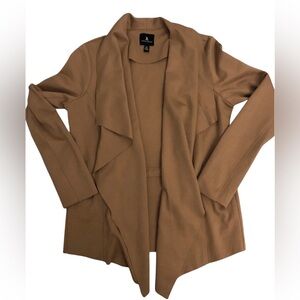 Jules & Leopold Small Tan Open Front Jacket
